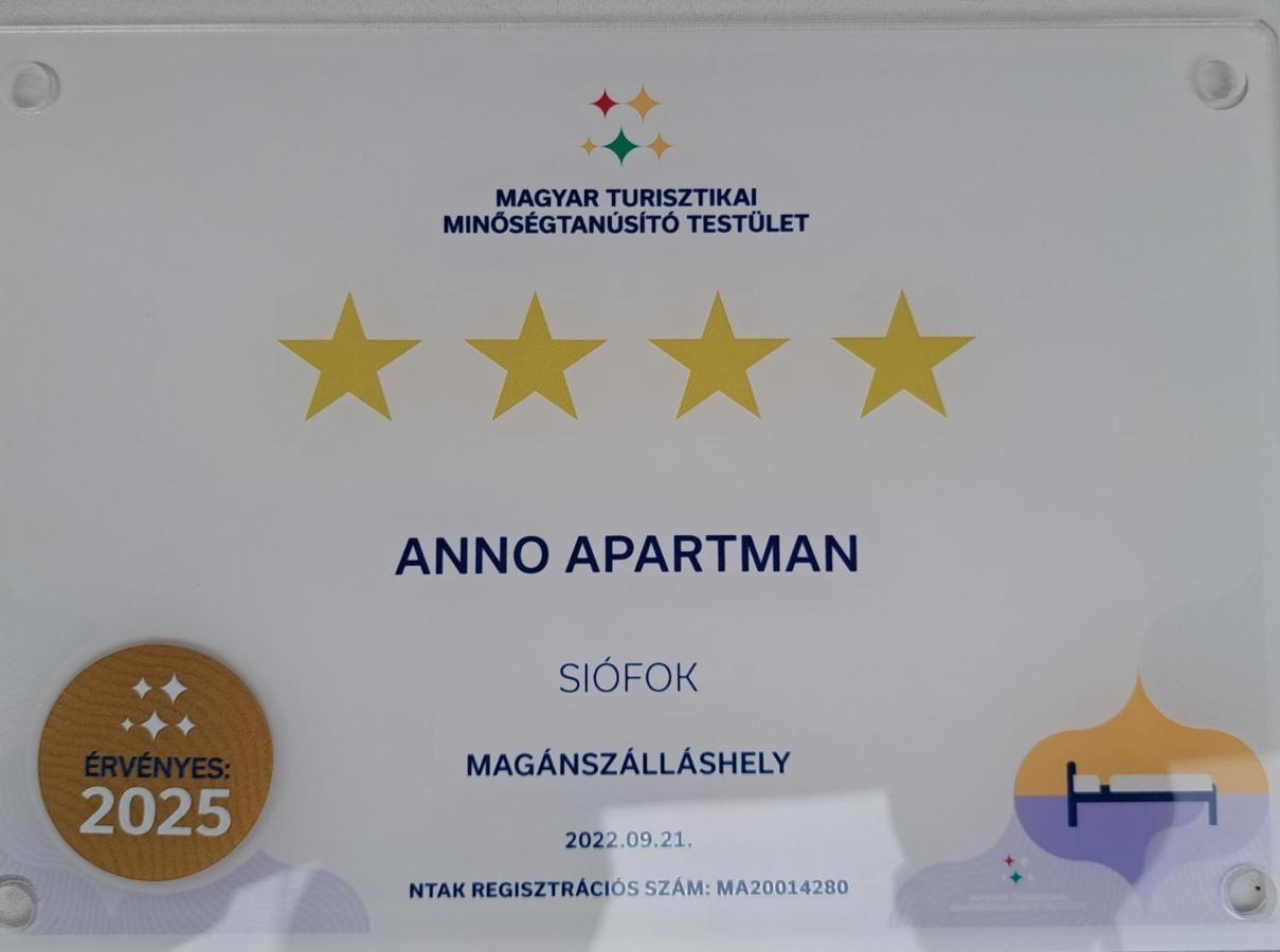 Anno Apartman Siófok Extérieur photo